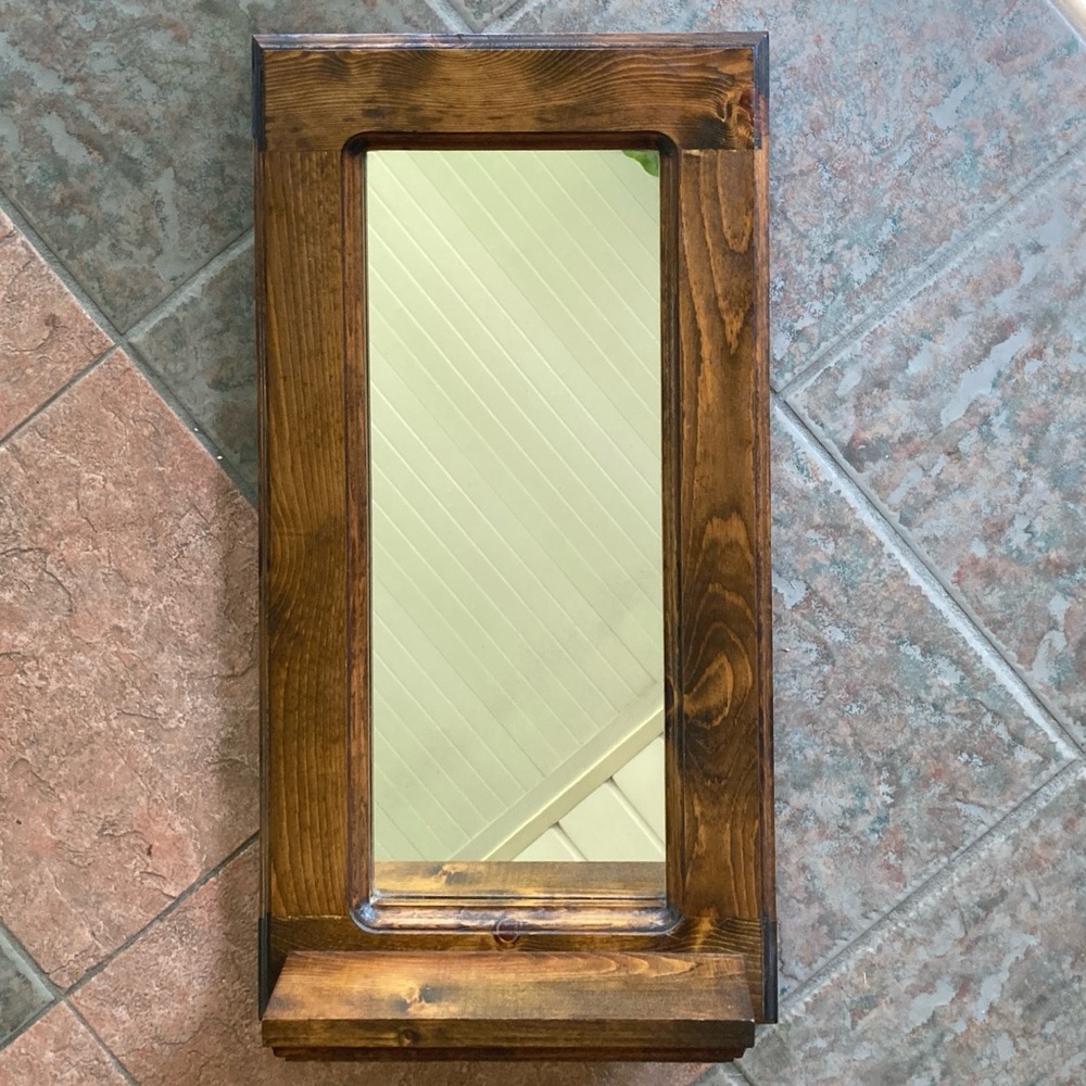 ‼️SOLD‼️ Vintage Wooden Wall Mirror